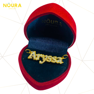 Loket Ukiran Nama Pahat Mata Ikan Emas 916